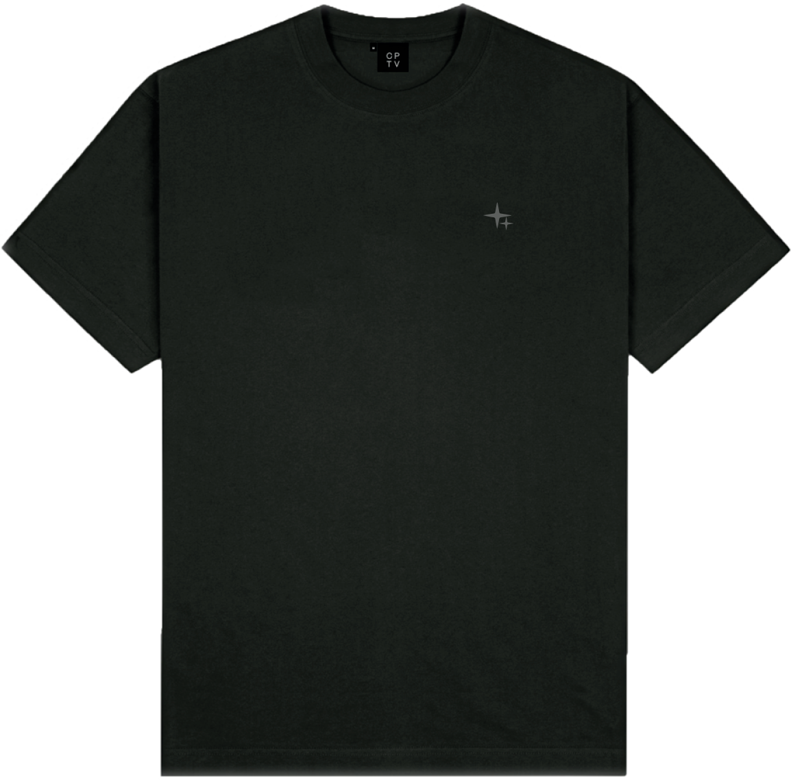 T-shirt Manuscript Black