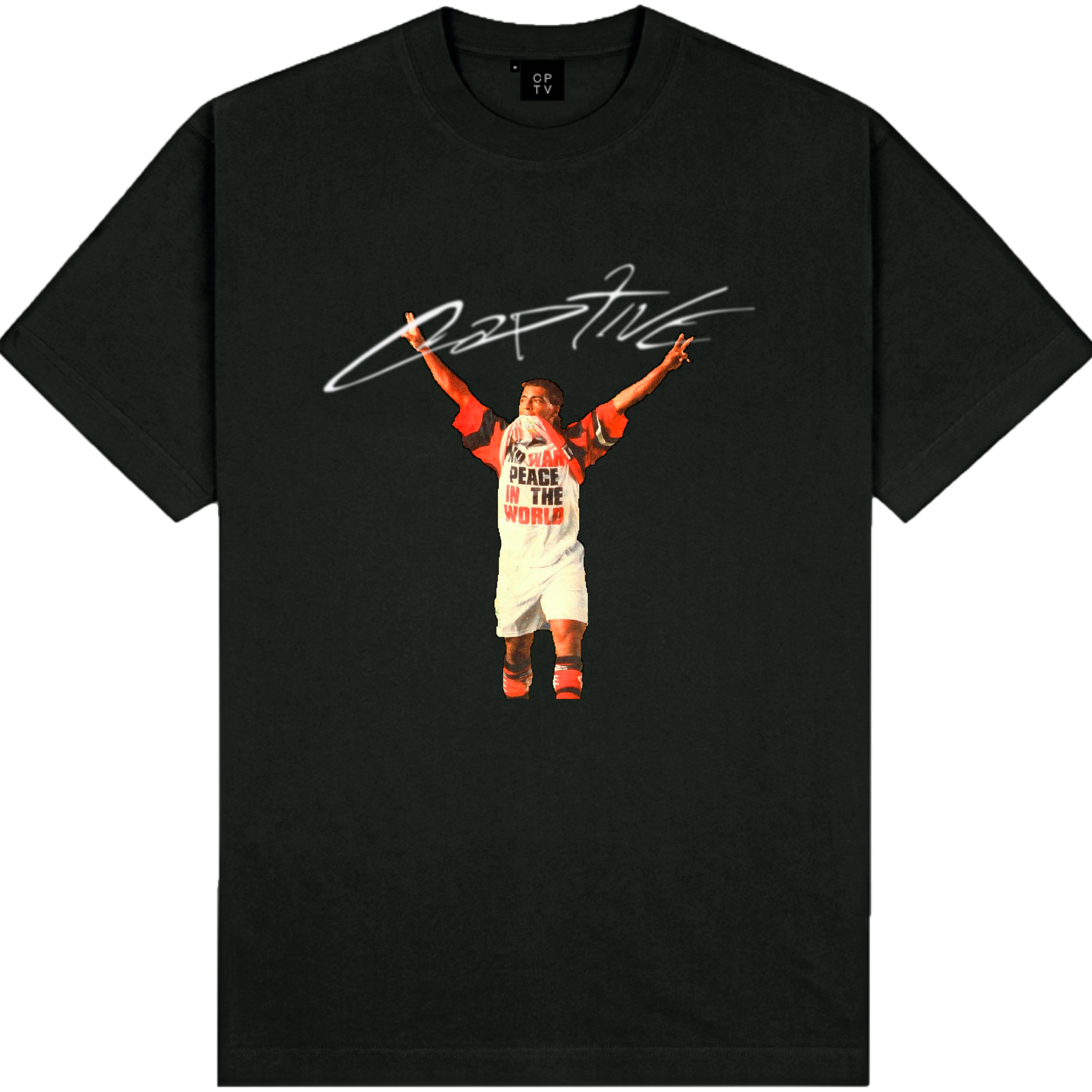 T-shirt Romario Peace Black